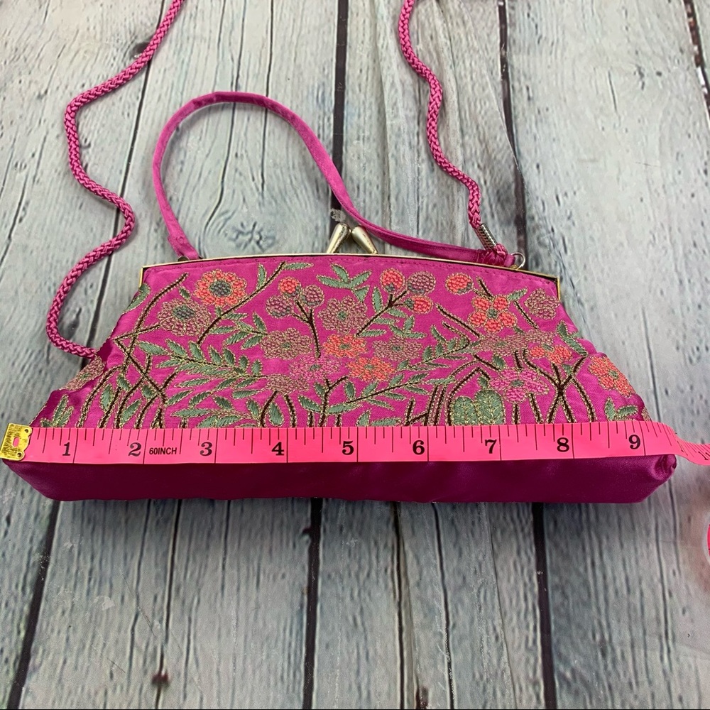 NWT Indeed Floral Embroidered Handbag - Picture 6 of 9